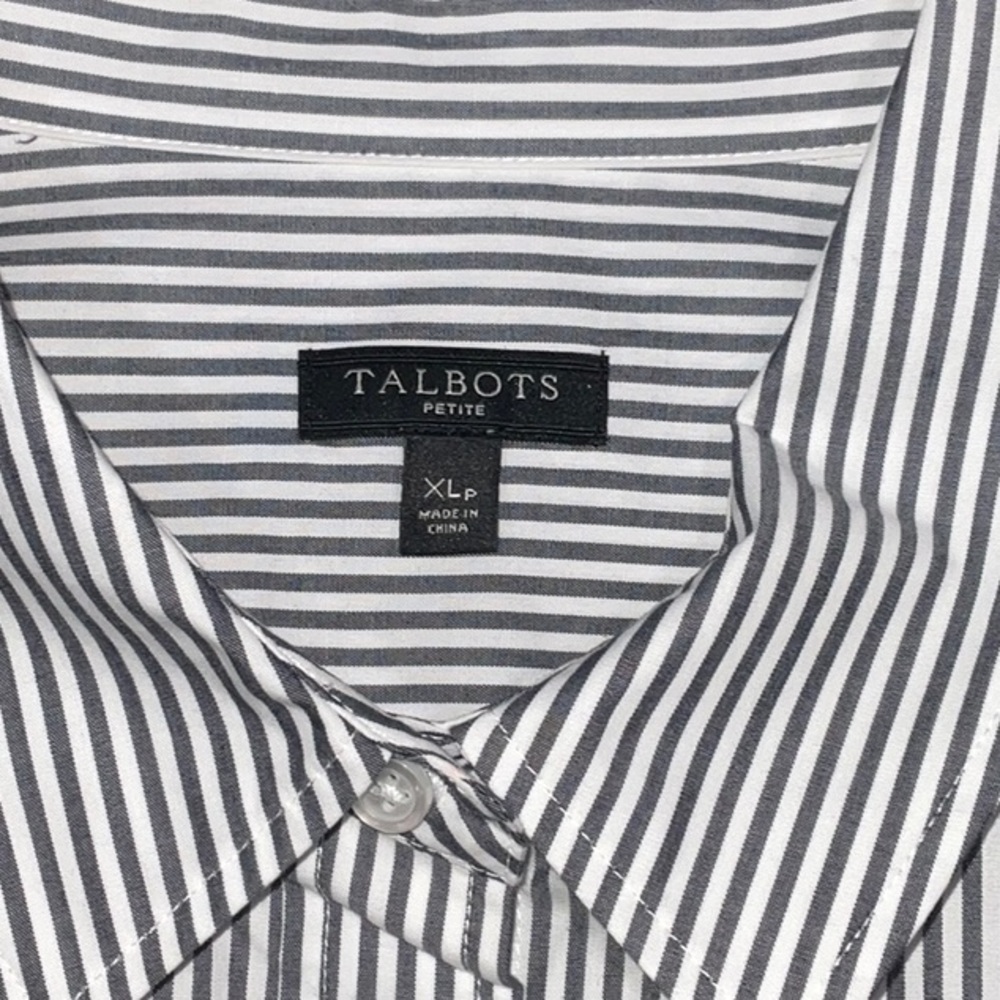 Talbots Rhinestone Blouse NWOT - Picture 8 of 10